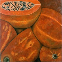 Papayas, 1999, óleo/lino