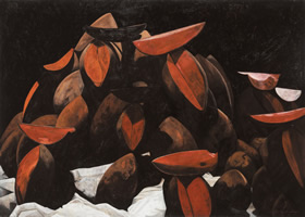 Mameyes, 2002, oil on canvas 39.4 x 55.1 in