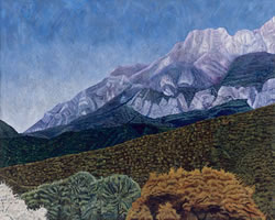 La Sierra Madre, 2007, oil on canvas, 59.1 x 74.8 in